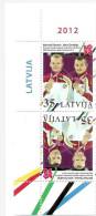 Latvia 2012 London Olympics Bronze Medal Winner Seaside Volleyball PAIR TET BECH  MNH - Verano 2012: Londres