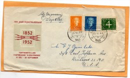 Netherlands 1953 Cover - Cartas & Documentos