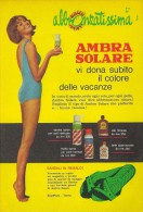 # AMBRA SOLARE  OLIO SPRAY MILK 1950s Advert Pubblicità Publicitè Reklame Suntan Oil Bronzage Creme Solaire Protector - Sin Clasificación