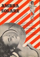 # AMBRA SOLARE  OLIO SPRAY MILK 1950s Advert Pubblicità Publicitè Reklame Suntan Oil Bronzage Creme Solaire Protector - Non Classificati