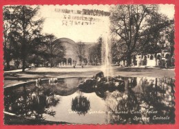 CARTOLINA VIAGGIATA ITALIA - TORINO - Giardini Piazza Carlo Felice E Stazione Centrale - 10 X 15 - ANNULLO TORINO 1958 - Parken & Tuinen