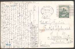 BuM1100 - Böhmen Und Mähren (1939) Brno 2 (czech. Machine Postmark) Postcard - City Brno Castle Spilberk, Tariff: 50h - Storia Postale