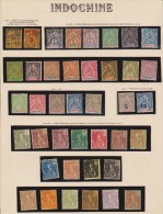 INDOCHINE  PAYS COMPLET  1889/1949  NEUF Sans Et Avec Charnière - Unused Stamps