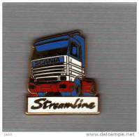 Pin´s  Transport  ARTHUS  BERTRAND, Camion  SCANIA  STREAMLINE - Arthus Bertrand