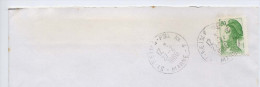 1988--Cachet REIMS  Ppal  An 4- Du 17-2-1988--sur Enveloppe Carrée ENTIERE--  Tp Liberté 1.80f - Manual Postmarks
