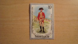 St. Lucia  1988  Scott #878a  Used - St.Lucie (1979-...)