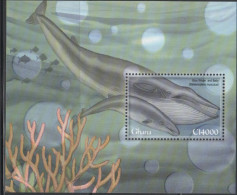 Ghana. Blue Whale. 2001. MNH SS. SCV = 6.50 - Balene