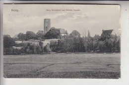 0-1820 BELZIG, Burg Eisenhardt Und Brixins Kappel, 1909, Rand Lei Leicht Berieben - Belzig