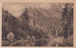 #AK091 - SACHS. SCHWEIZ AMSELSEE MIT LOKOMOTIVE - Rathen