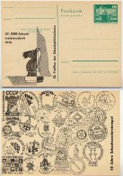 DDR P79-5b-78 C56-b Postkarte PRIVATER ZUDRUCK Schach Torgelow 1978 - Privatpostkarten - Ungebraucht