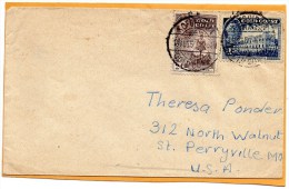 Gold Coast 1950 Cover Mailed To USA - Goudkust (...-1957)