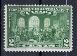Canada 1927 2 Cent Fathers Of Confederation Issue #142 MLH - Neufs