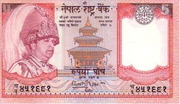 NEPAL  5 Rupees  Non Daté (2002)   Pick 46         ***** BILLET  NEUF ***** - Nepal