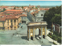 LODI, MONUMENTO AI CADUTI, COLORI, VIAGGIATA  1967, ANIMATA, , TIMBRO POSTE  LODI, - Lodi