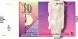 MACEDOINE  10 Denari   Emission De 2008   Pick 14 H        ***** BILLET  NEUF ***** - Macedonia Del Nord