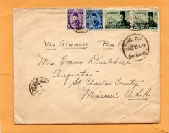 Egypt Old Cover Mailed To USA - Brieven En Documenten