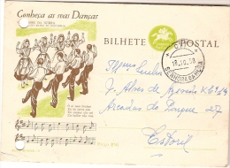 Portugal  Bilhete Postal Conheça As Suas Danças:Senhor Da Serra De StªMarta De Portuzelo, Srª Da Hora/ Estoril 1958 (57) - Brieven En Documenten