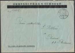 BuM0586 - Böhmen Und Mähren (1939) Turnov 1 (letter) Exempt From Postage - Briefe U. Dokumente