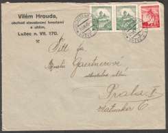 BuM0509 - Böhmen Und Mähren (1940) Luschetz An Der Mettau - Luzec Nad Vltavou (letter) Tariff: 1,20K - Storia Postale