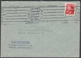 BuM0498 - Böhmen Und Mähren (1942) Prag 7 - Praha 7 (machine Postmark); Letter; Tariff: 80h (local Tariff!!) - Storia Postale