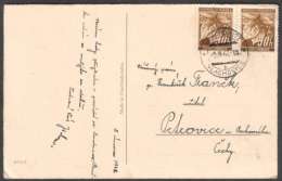 BuM0459 - Böhmen Und Mähren (1942) Wlachowitz - Vlachovice (card) Tariff: 60h - Storia Postale