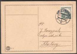 BuM0454 - Böhmen Und Mähren (1939) Horice V Podkrkonosi (czech Postmark); Card; Tariff: 50h - Storia Postale