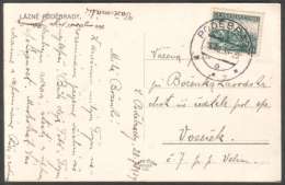 BuM0448 - Böhmen Und Mähren (1939) Podebrady (postcard: Spa Podebrady) Tariff: 50h (czech. Stamp!!) - Storia Postale