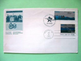 Canada USA Joint Issue 1984 FDC Cover - St. Lawrence Seaway - Ship - Covers & Documents