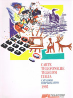 TELECOM ITALIA  -  CATALOGO RIEPILOGATIVO NUOVE EMISSIONI SCHEDE TELEFONICHE 1995  (PAGINE 24) - Libri & Cd