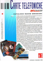 TELECOM ITALIA  -  CATALOGO N. 3 NUOVE EMISSIONI SCHEDE TELEFONICHE 1994   (PAGINE 12) - Livres & CDs