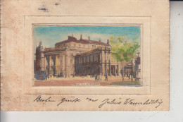 A 1000 WIEN, Burgtheater, 1901, Color - Ringstrasse