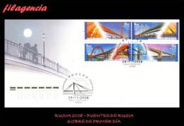 EUROPA. RUSIA SPD-FDC. 2008 PUENTES DE RUSIA - FDC