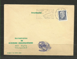 TOP!! DDR * BRIEF MIT STEMPEL * SCHÜTZT EURO DÜNEN  **!! - Franking Machines (EMA)