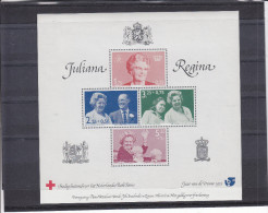 Croix Rouge - Familles Royales - Reines Juliana Et  Béatrix - Année De La Femme - Bloc Dentelé + NON Dentelé  De 1975 ° - Autres & Non Classés