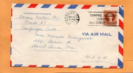 Cuba 1947 Cover Mailed To USA - Briefe U. Dokumente