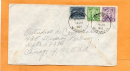 Cuba 1955 Cover Mailed To USA - Storia Postale