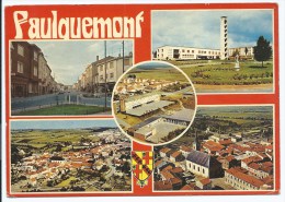 @ CP FAULQUEMONT, RUE DE METZ, LE GROUPE SCOLAIRE, ECOLE, L'HOTEL DE VILLE, VUE GENERALE AERIENNE, L'EGLISE, MOSELLE 57 - Faulquemont