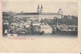 CPA KREMSMUNSTER- ABBEY, VILLAGE PANORAMA - Kremsmünster