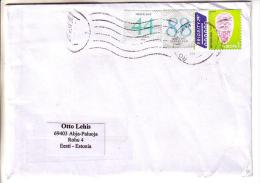 GOOD NETHERLANDS Postal Cover To ESTONIA 2014 - Good Stamped: Light - Briefe U. Dokumente