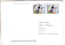 GOOD CZECH Postal Cover To ESTONIA 2014 - Good Stamped: Rocket - Other & Unclassified