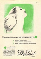 # Dr. PAYOT "3" CREME HYDRATANTE 1950s Advert Pubblicità Publicitè Reklame Cream Crema Creme Hydratante Protector Beautè - Non Classés