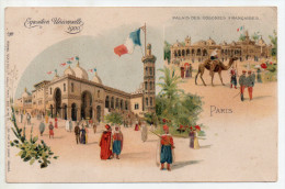 Paris, éxposition Universelle 1900, Palais Des Colonies Françaises, éd. Raphaël Tuck & Fils Série 31, N° 12 - Exhibitions
