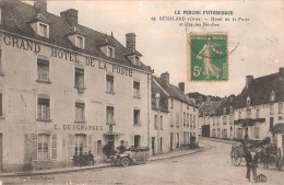 Remalard (61) Hôtel De La Poste - Rue Des Moulins - Remalard