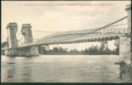 Inondation Du 17 Oc 1907 -  Le Pont D'Andrézieux  (3 Heures Avant Son Effondrement) - Andrézieux-Bouthéon