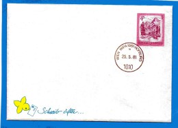 ET Avec Cachet Du 25/5/1981 Wien WIPA 1981 HOFBURG - Lettres & Documents