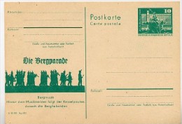 DDR P79-44a-82 C214-b Postkarte PRIVATER ZUDRUCK Bergparade Schwarzenberg 1982 - Cartoline Private - Nuovi