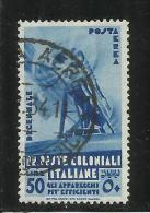 EMISSIONI GENERALI 1933 POSTA AEREA AIRMAIL DECENNALE MARCIA SU ROMA LIRE 50 USED - General Issues