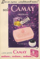 # CAMAY SOAP PROCTER & GAMBLE, ITALY 1950s Advert Pubblicità Publicitè Reklame Sapone Savon Jabon Seife - Non Classés