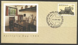 Australia. 1984 Australia Day. 30c Pictorial First Day Cover With Melbourne Post Philatelic Bureau Postmark - Cartas & Documentos