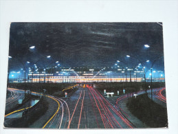 Carte Postale Ancienne : Aéroport De Paris-Orly : L´Aérogare Vue De Nuit En 1964 - Orly